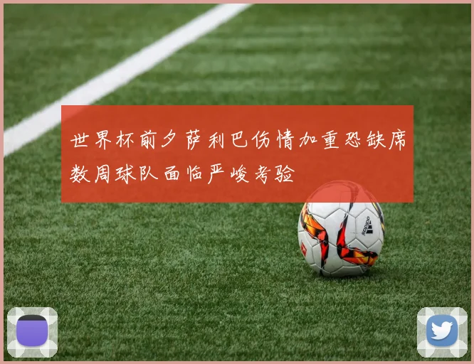 世界杯前夕萨利巴伤情加重恐缺席数周球队面临严峻考验